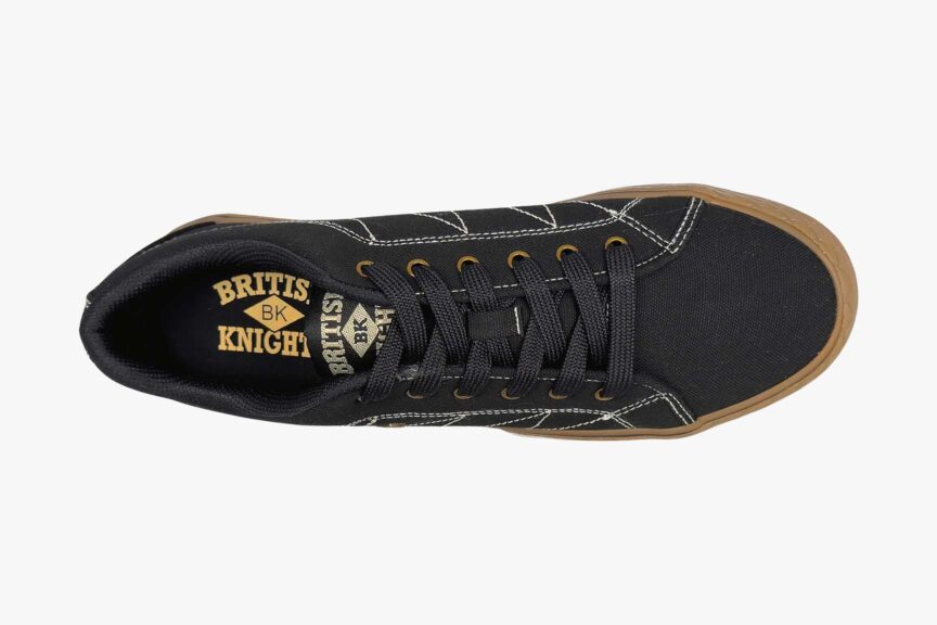 British Knights Men’s Vulter 2 Canvas Sneakers Black top