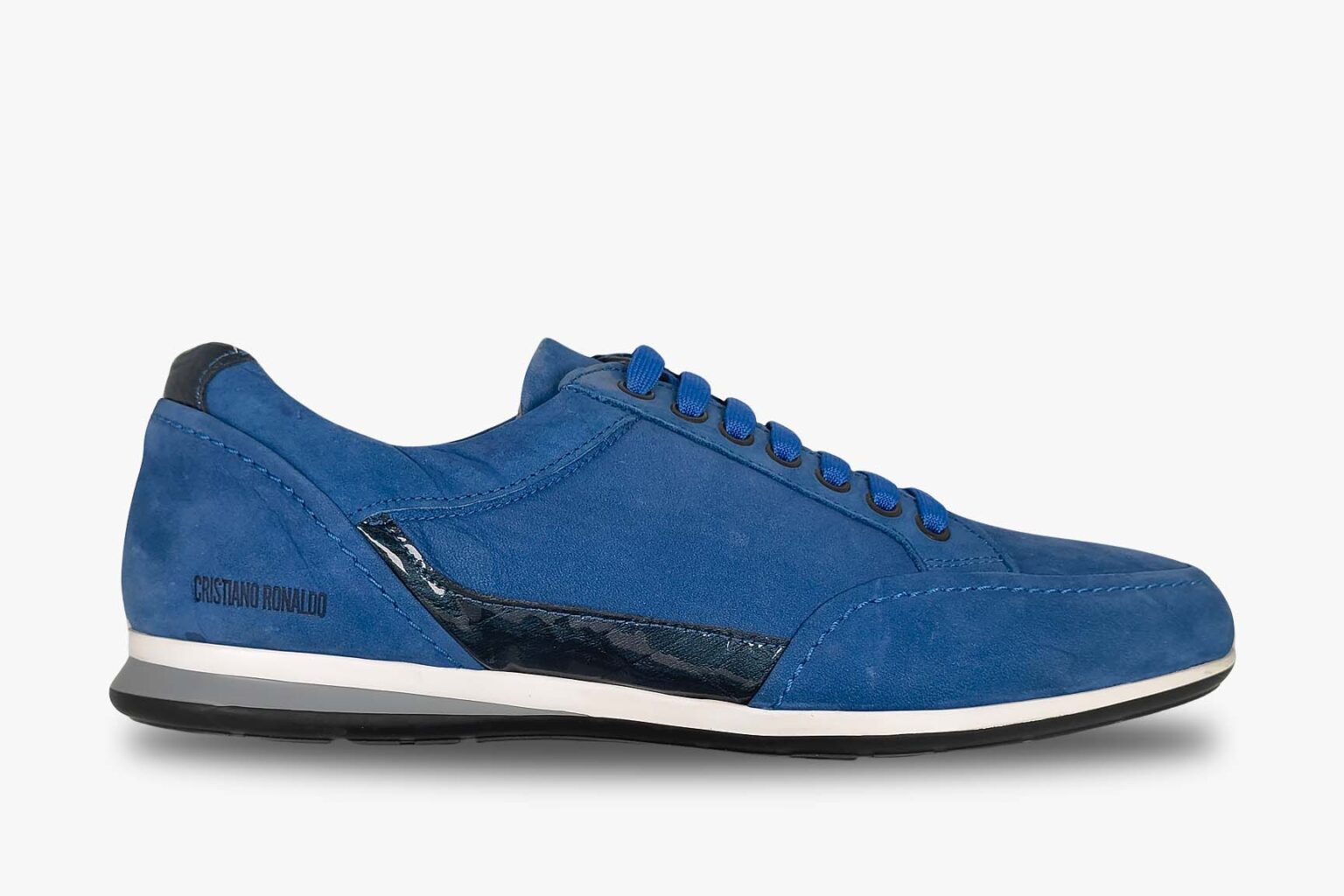 Christiano Ranaldo CR7 Sneakers Suede Blue right