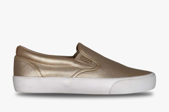 Lugz Women's Clipper Lx Slip on Sneaker Gold right