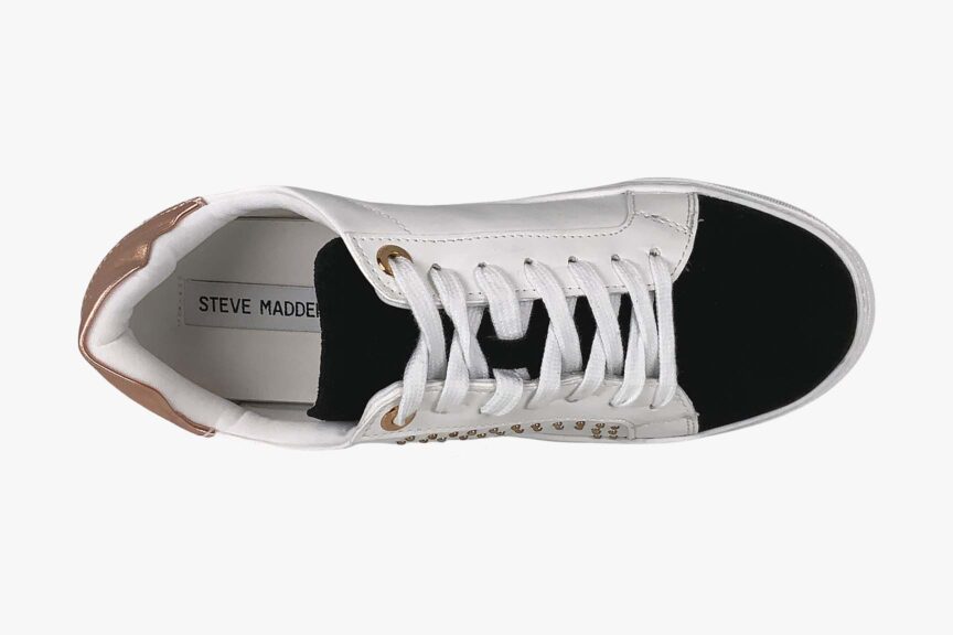 Steve Madden Women's Bolt Sneakers White top