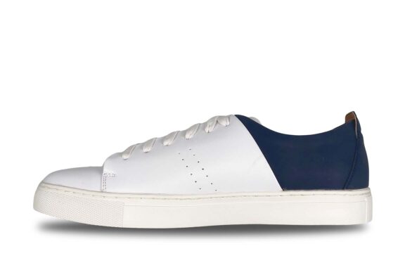 Supply Lab Men’s Marcus Lace-Up Sneaker White-Navy left