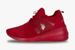 US Polo Association Mens Sneakers Red left