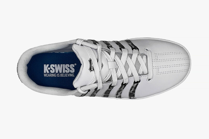 K-Swiss Court Pro Curves Womens Sneakers, white, top