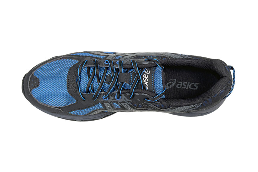 ASICS Men’s Gel Venture 6 Trail Running shoes blue and black top