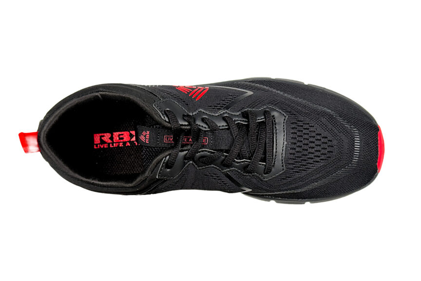 RBX Men’s Lightweight Performance Training Running Sneakers black top