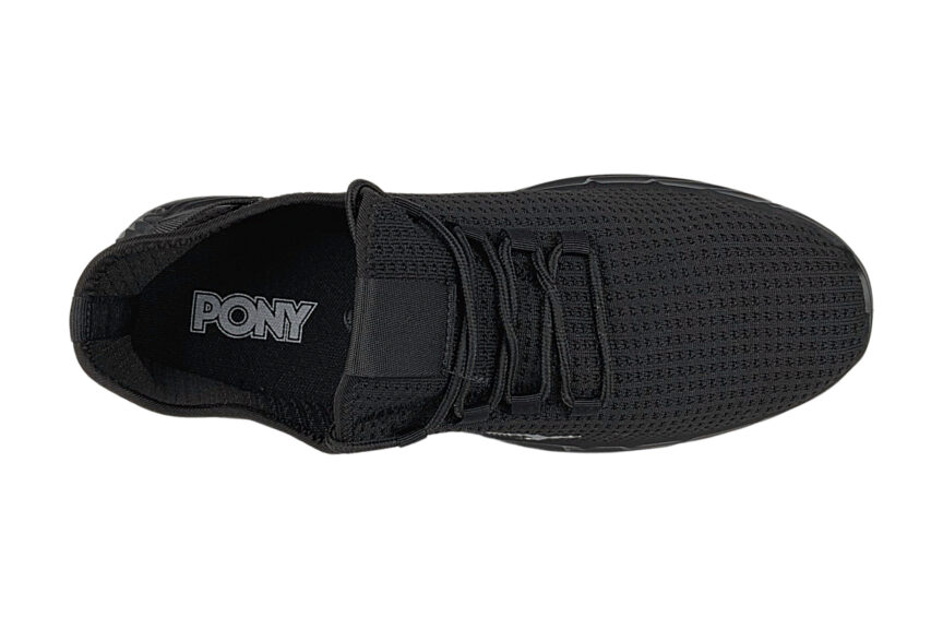 PONY Men’s Tempo Casual Athletic Sneakers Black top