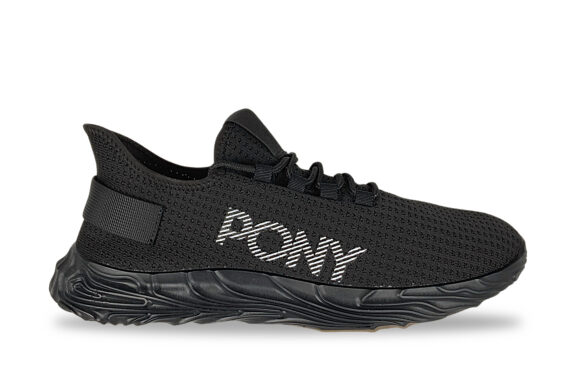 PONY Men’s Tempo Casual Athletic Sneakers Black. right