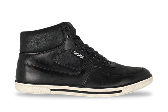 Unlisted by Kenneth Cole Crown Men’s Black High Top Lifestyle Sneaker Black right