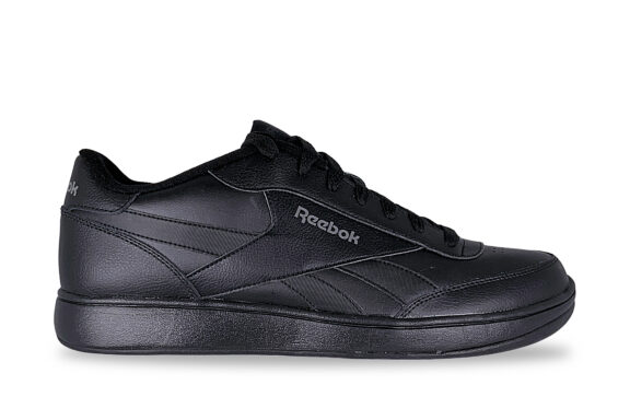 reebok mens royal ace memory tech leather sneakers black right