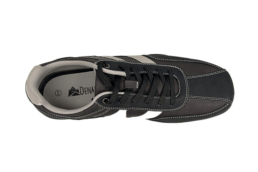 Denali Mens Trail Sneaker grey and black 10.5W tip