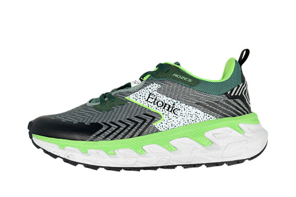 Etonic Trial Grip Rozes Green Running Shoes size 8.5 left