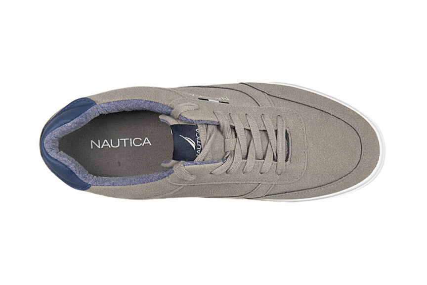 Nautica Mens Faux Suede Casual Sneaker top