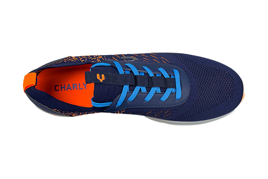 Charly Men's Sistolic Running Shoes size 12 blue orange top