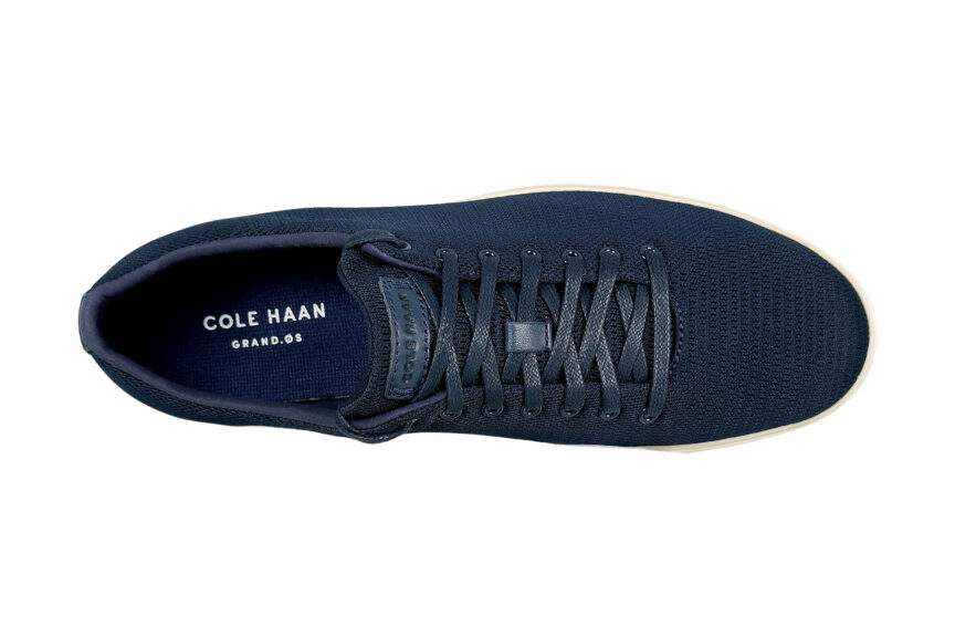 Cole Haan Men's Grand OS Crosscourt Blue Mesh Sneaker top