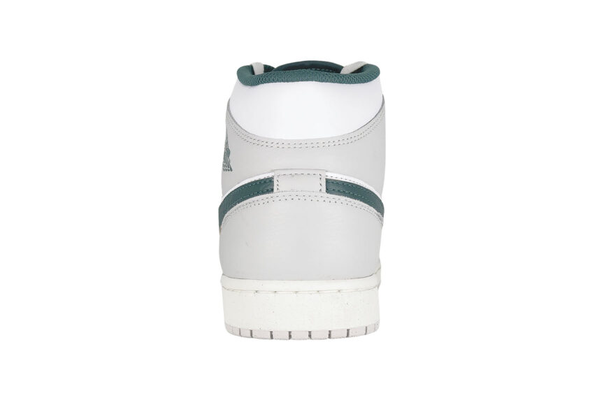 Nike Air Jordan 1 Mid SE Mens Sneaker Oxidized Green White Sail size 11 retail $135 price $89.99 back