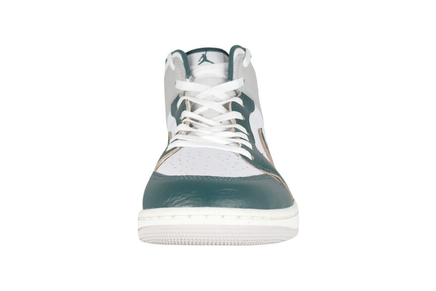 Nike Air Jordan 1 Mid SE Mens Sneaker Oxidized Green White Sail size 11 retail $135 price $89.99 front