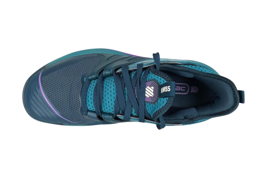 K Swiss Men's Speedtrac Tennis Shoes Teal:Blue top