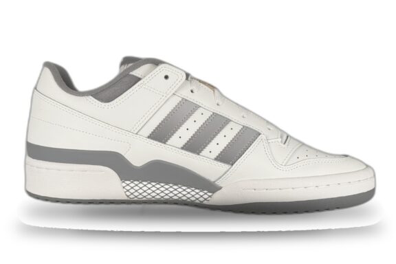adidas forum low cl mens cloud white grey right 3