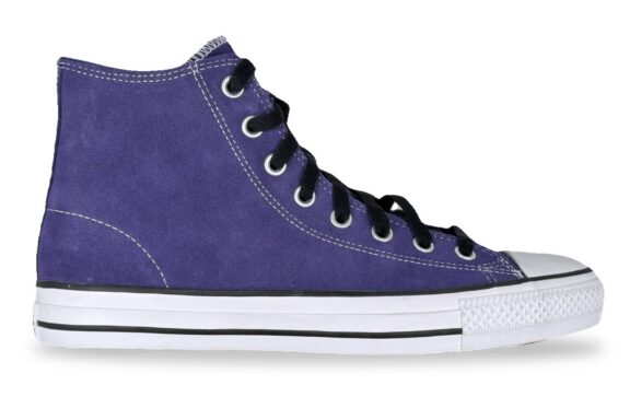 Converse Chuck Taylor All Star Pro Suede High Top Men's Sneaker Fresh Blueberry / Black / White – Right Side View