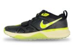 nike air zoom diamond elite turf mens black volt left 1