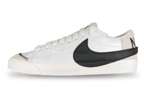 Nike Blazer Low '77 Jumbo Men's White / Black / Sail – Left Side View