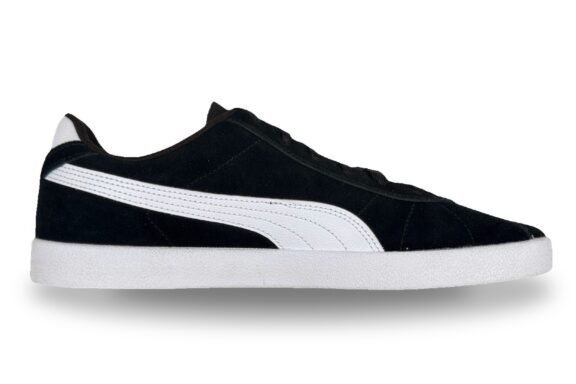 Puma Club II Suede Men's Sneaker Puma Black / White / Gold – Right Side View