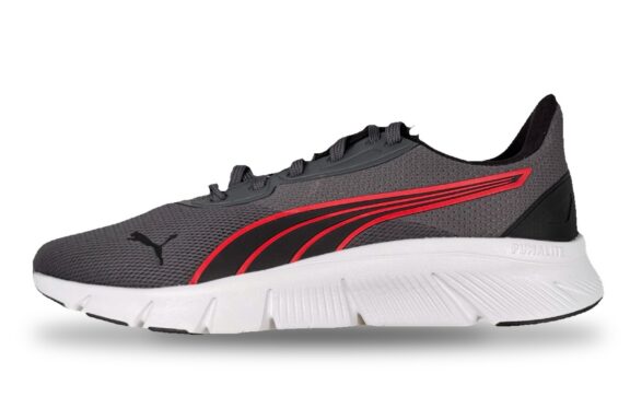 Puma Flexfocus Lite Modern Men's Running Shoe Dark Shadow / Red – Left Side View