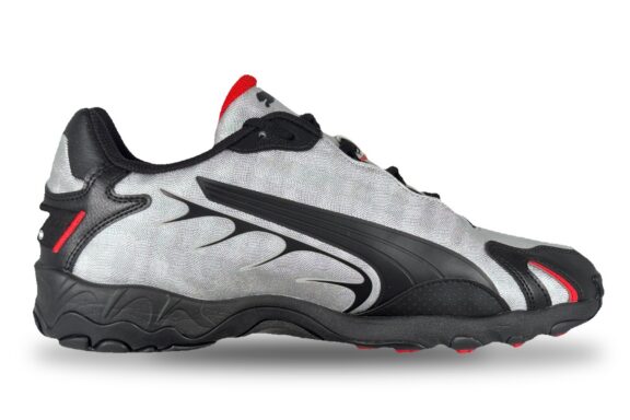 Puma Inhale Formula 1 75th Anniversary Men's Sneaker Silver / Black – Right Side View