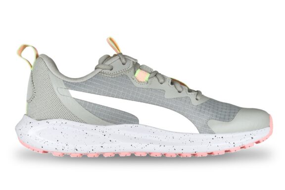 Puma Twitch Runner Trail Men's Sneaker Grey / Pink – Right Side View