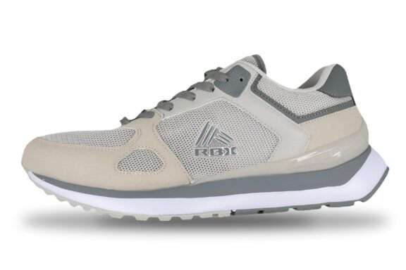 RBX Classic Low Top Men's Sneaker Warm Sand / Grey – Left Side View