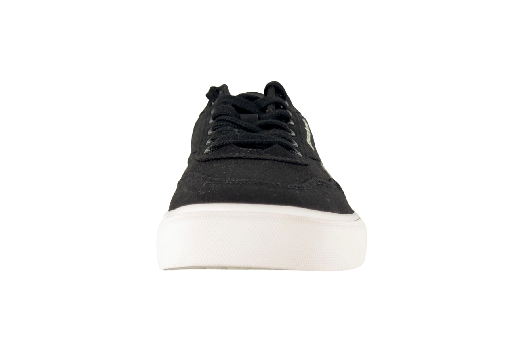 Reebok Court Advance Men'S Sneaker – Black / Chalk 3 Reebok Court Advance Men's Sneaker Black / Chalk – Front Toe View