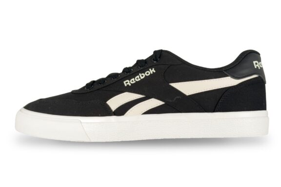 Reebok Court Advance Men's Sneaker Black / Chalk – Left Side View