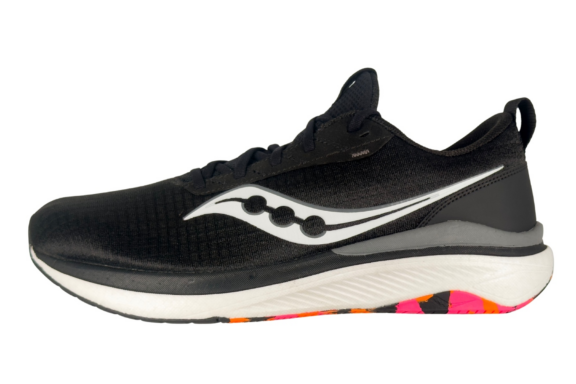 Saucony Freedom Crossport Men's Sneaker Black/White – Left Side View
