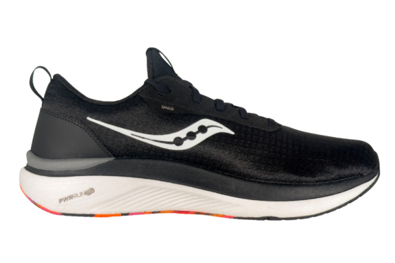 Saucony Freedom Crossport Men's Sneaker Black/White – Right Side View