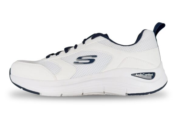 Skechers Arch Comfort Men's White / Navy – Left Side View