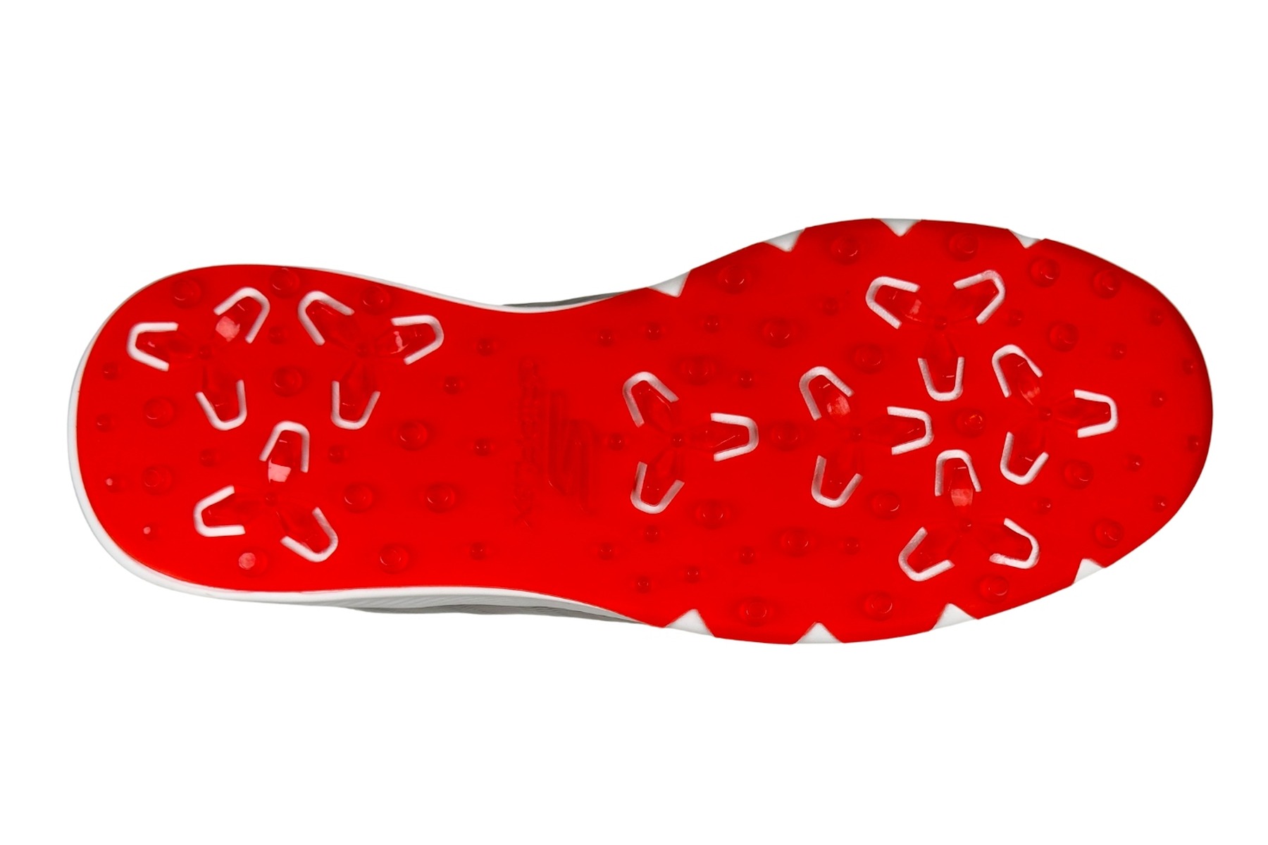 Skechers Men'S Go Golf Elite 4 Victory Spikeless Golf Shoe – Grey / Red 6 Skechers Go Golf Elite 4 Victory Men's Grey / Red – Bottom Outsole View