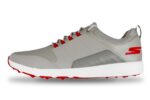 Skechers Go Golf Elite 4 Victory Men's Golf Shoe Grey / Red – Left Side View
