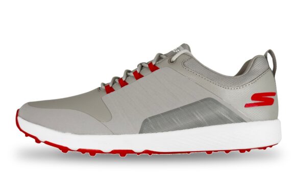Skechers Go Golf Elite 4 Victory Men's Grey / Red – Left Side View