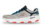 Skechers Go Run 7 Men's Grey / Navy / Blue / Red – Left Side View