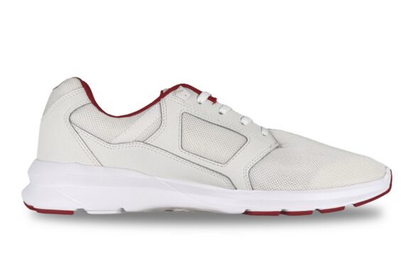 DC Mens Skyline Lightweight Sneaker Grey Red Right View