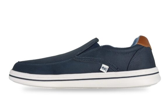 IZOD Barlow Casual Sneaker Men's Sneaker Navy Blue – Left Side View