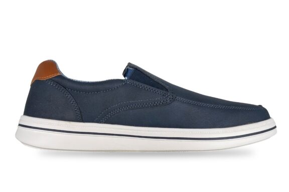 IZOD Barlow Casual Sneaker Men's Sneaker Navy Blue – Right Side View