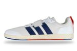adidas Mens The Total Workout Sneakers white blue left v2