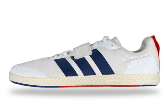 adidas Mens The Total Workout Sneakers white blue left v2
