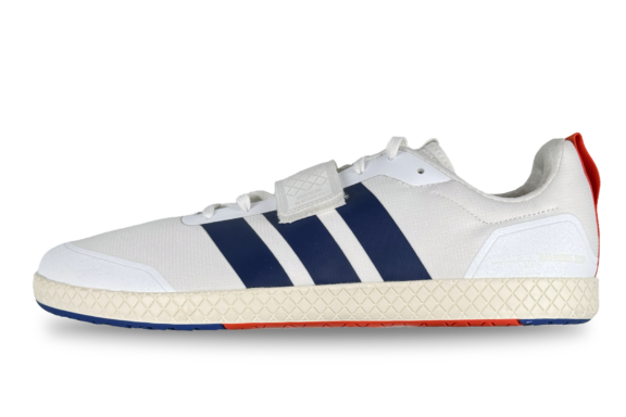 adidas Mens The Total Workout Sneakers white blue left v3
