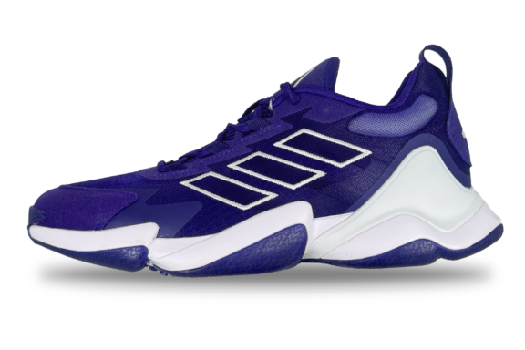 adidas impact flx mens purple white left