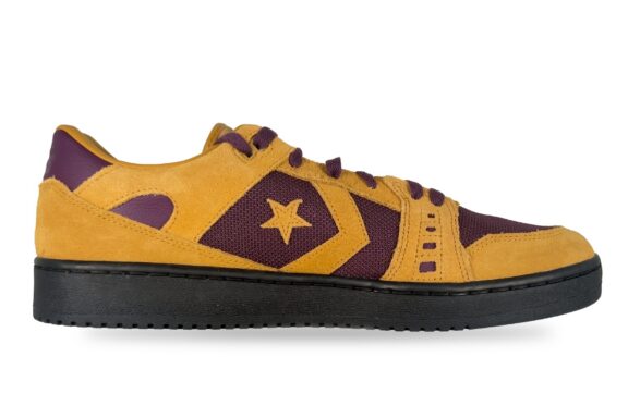 Converse CONS Alexis Sablone AS-1 Pro OX Men’s Sneaker Tan / Burgundy – Right Side View