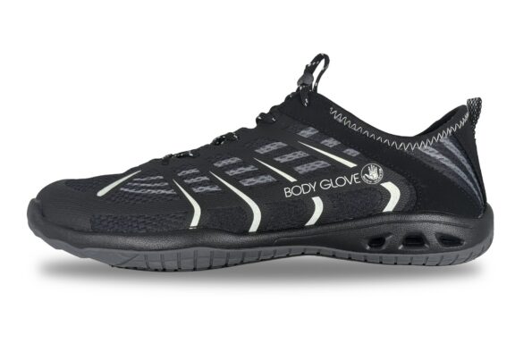 Body Glove Dynamo Rapid 2.0 Men's Water Shoe Black Grey – Left Side View