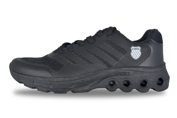 K-Swiss Mens Tube Sneakers black left side view