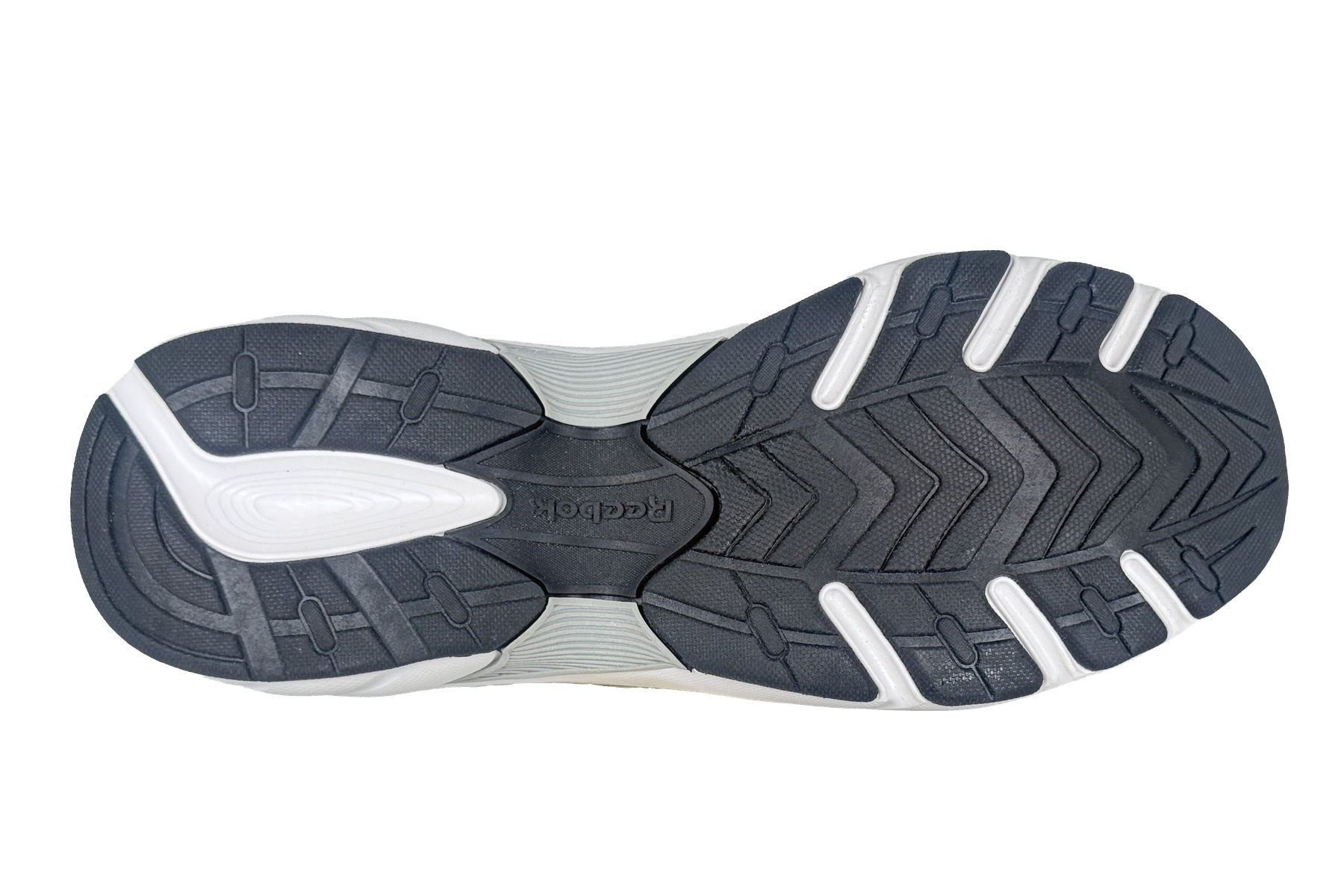 Reebok Mens Belwave Sneakers — White Silver Green 6 Reebok Mens Belwave Sneakers White Silver Green — bottom view
